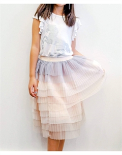 Многоярусная тюлевая юбка Girls Cake в пастельных тонах Eva franco