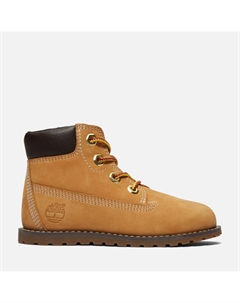6-дюймовые ботинки с боковой молнией для малышей Pokey Pine, цвет Wheat Nubuck Timberland