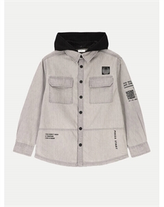 Рубашка стандартного кроя, серый Coccodrillo