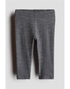 Леггинсы из шерстяного трикотажа, серый H&m