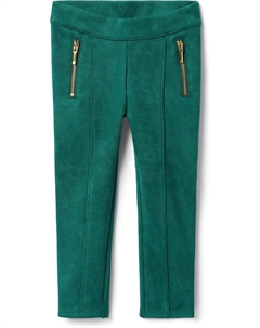 Брюки Faux Suede Pants, зеленый Janie and jack