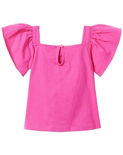 Топ с развевающимися рукавами, мультиколор Janie and jack