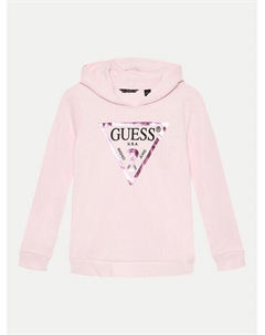 Толстовка обычного кроя, розовый Guess