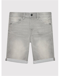 Джинсовые шорты узкого кроя, серый Name it