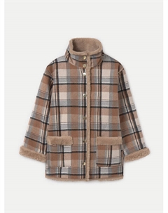 Зимнее пальто стандартного кроя, коричневый Mayoral