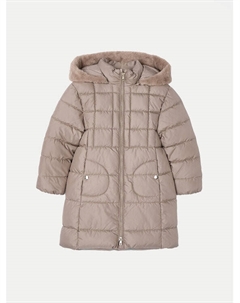 Пуховик стандартного кроя, коричневый Mayoral