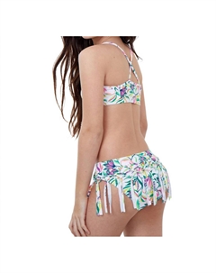 Верх бикини без косточек для девочек и юбка с бахромой Низ бикини цвета GTK Palms Gottex