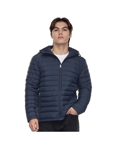 Мужская куртка-пуховик средней плотности , темно-синий Rokka&rolla