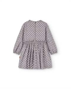 Платье с длинными рукавами и расклешенным эффектом, серый Charanga