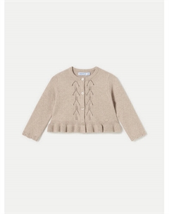 Кардиган стандартного кроя, бежевый Mayoral
