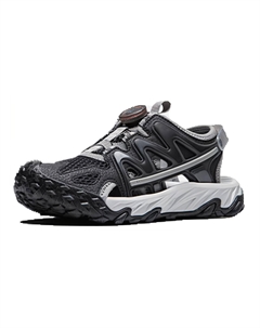 Детские сандалии Distant Journey GS, черные/акулье-серые Young, черный Li-ning