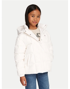 Пуховик стандартного кроя, экрю Tommy hilfiger