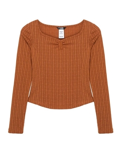 Топ с квадратным вырезом, красный Truce