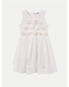 Платье на каждый день 0 стандартного кроя, экрю Mayoral