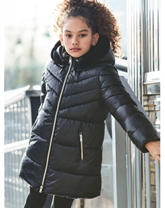 Пуховик стандартного кроя, черный Mayoral