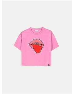 Футболка свободного кроя, розовый Coccodrillo