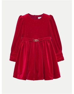 Элегантное платье обычного кроя, красный Abel & lula