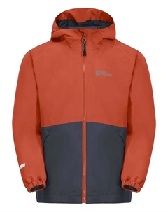 Функциональная куртка 3-в-1 "ICELAND 3IN1 JACKET K", с капюшоном, цвет Carnelian Jack wolfskin