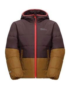 Куртка из софтшелла "TWO HILLS INS JACKET K", с капюшоном, цвет Autumn-Leaves Jack wolfskin