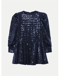 Элегантное платье обычного кроя, синий Abel & lula