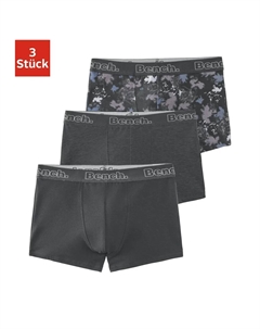 Боксеры (упаковка, 3 шт.), однотонные и с рисунком в одной упаковке, черный Bench