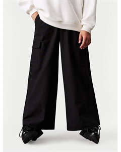 Тканевые брюки свободного кроя, черный Calvin klein jeans