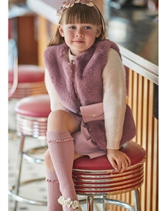 Жилет стандартного кроя, фиолетовый Mayoral