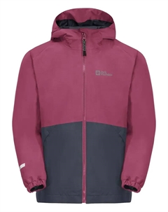 Функциональная куртка 3-в-1 "ICELAND 3IN1 JACKET K", с капюшоном, фуксия Jack wolfskin