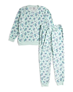 Пижамный комплект из 2 предметов для больших девочек с длинными рукавами, цвет Mint Sleep on it