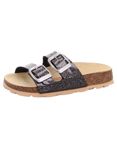 Мюли "Тапочки-стельки VIOS WMS: Medium", летняя обувь, тапочки, тапочки с блестящим верхним материалом, черный Superfit