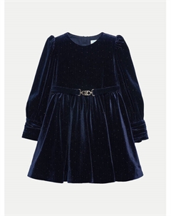 Элегантное платье обычного кроя, синий Abel & lula