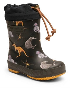 Резиновые сапоги "терморезина", зимние ботинки, резиновые сапоги, грязевые туфли на шнурке, цвет Aussie Bisgaard