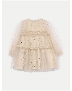 Элегантное платье обычного кроя, бежевый Abel & lula