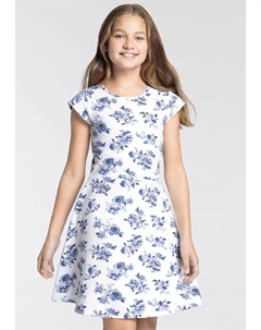 Платье-фигуристка " Girls", с короткими рукавами, белый Kangaroos