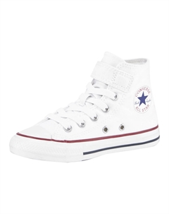Кроссовки "CHUCK TAYLOR ALL STAR 1V EASY-ON Hi" с застежкой-липучкой детские, белый Converse