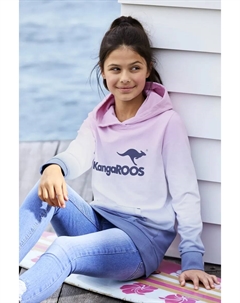 Толстовка с капюшоном в модном цветовом градиенте, голубой Kangaroos