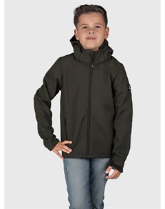 Куртка Softshell "Mippy Boys Softshell Jacket", с капюшоном, зеленый Brunotti