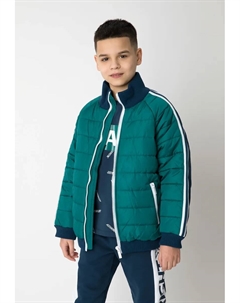 Бомбер в модном дизайне с цветовыми блоками, зеленый Gulliver