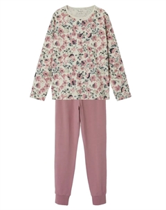 Пижамы "NKFNIGHTSET NOSTALGIA FLOWER NOOS" (набор, 2 шт.), цвет Nostalgia Rose Name it