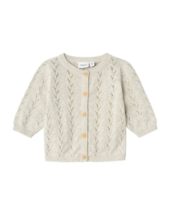 Кардиган "NMFBANNI LS KNIT CARD NOOS", светло-зеленый Name it