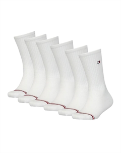 Спортивные носки (3 шт.) с вышивкой логотипа, белый Tommy hilfiger