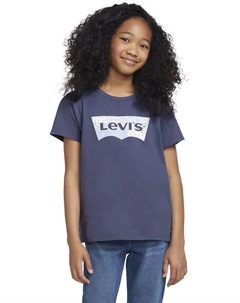 Детская рубашка с принтом "LVG SS BANDANA BATWING TEE", для девочек Kids, цвет Crown Blue Levi's®
