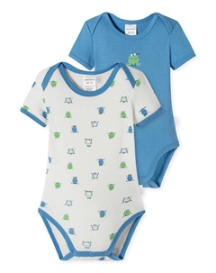 Боди "Natural Love" с забавными анималистическими принтами, белый Schiesser