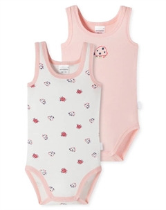 Боди "Natural Love" с забавными анималистическими принтами, белый Schiesser