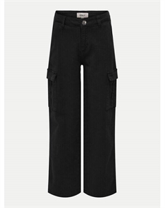 Тканевые брюки прямого кроя, черный Kids only