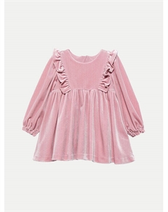 Элегантное платье обычного кроя, розовый Abel & lula