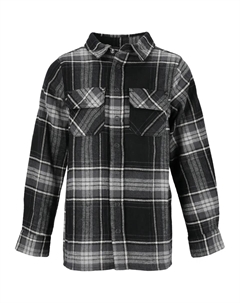 Флисовая рубашка "Marley" с неподвластным времени клетчатым узором, серый Zigzag