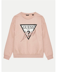 Толстовка обычного кроя, розовый Guess