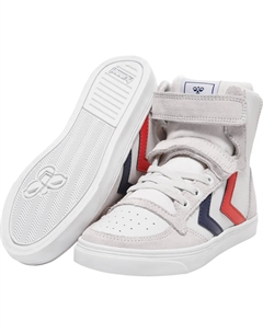 Кроссовки "SLIMMER STADIL LEATHER HIGH JR", белый Hummel