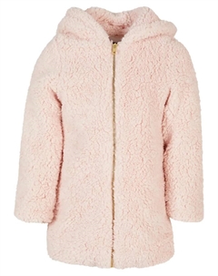 Парка " Women's Girls Sherpa Jacket" (1 шт.), с капюшоном, розовый Urban classics